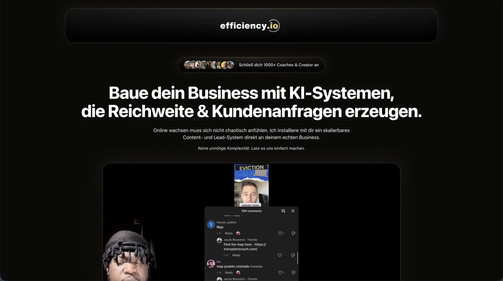 efficiency.io · Coaching · KI-Systeme