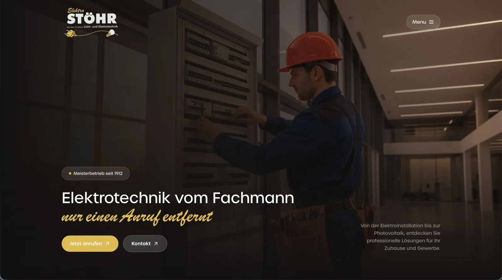 Elektro Stöhr · Handwerk · Elektrotechnik
